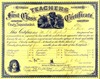 1894 Teaching Certificate