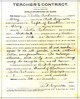 1905 Teachers Contract