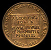 1953 Nevada-story County Iowa Centennial Token