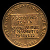 1953 Nevada-story County Iowa Centennial Token